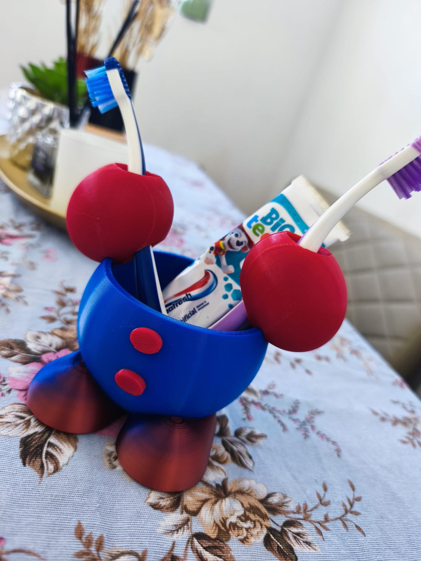 Suport Periuță și Pastă de Dinți – Imprimat 3D