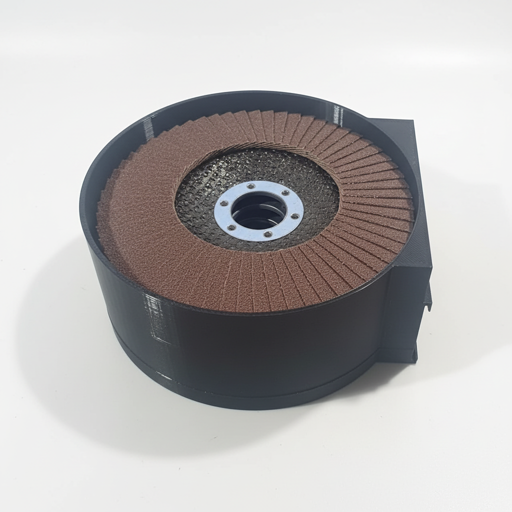 Suport discuri flex 125mm - fundal alb