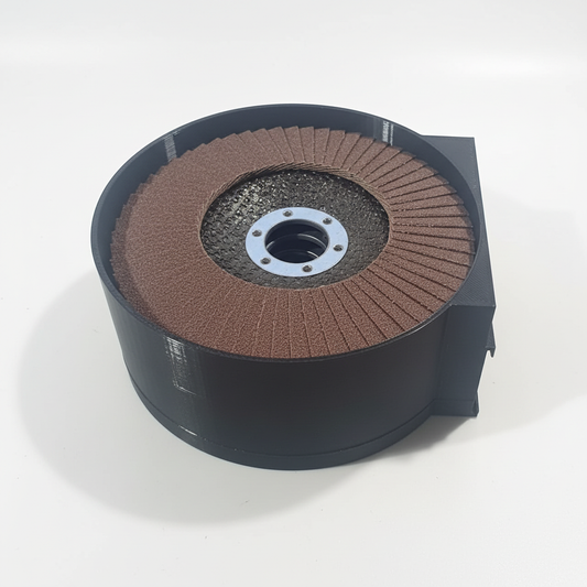 Suport discuri flex 125mm - fundal alb